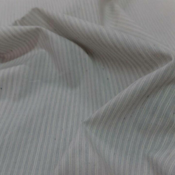 coton fin lycra gris clair a rayures blanches