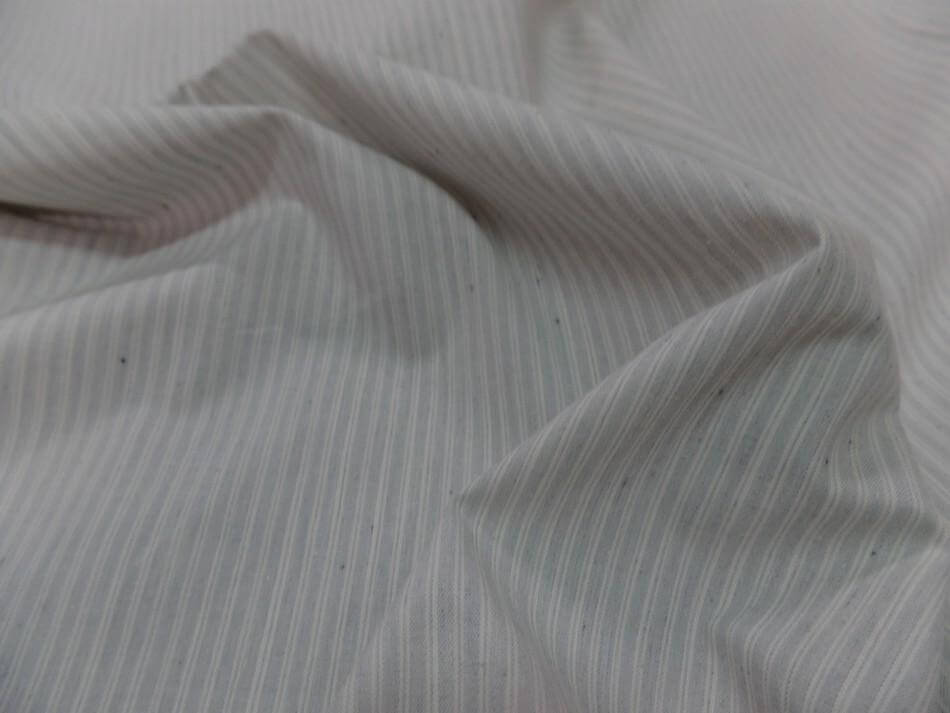 coton fin lycra gris clair a rayures blanches