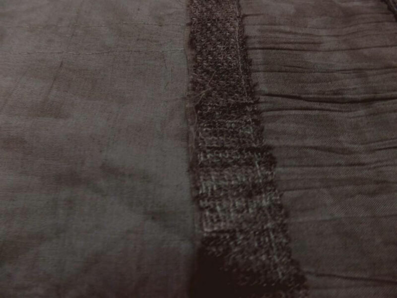 coton plisse permanent imprime tie and dye ton marron.9 1 coton plissé permanent imprimé tie-and dye ton marron