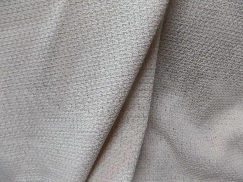coton tissage tricote blanc casse7 Coton lin tissage tricoté blanc cassé 360 gr m²