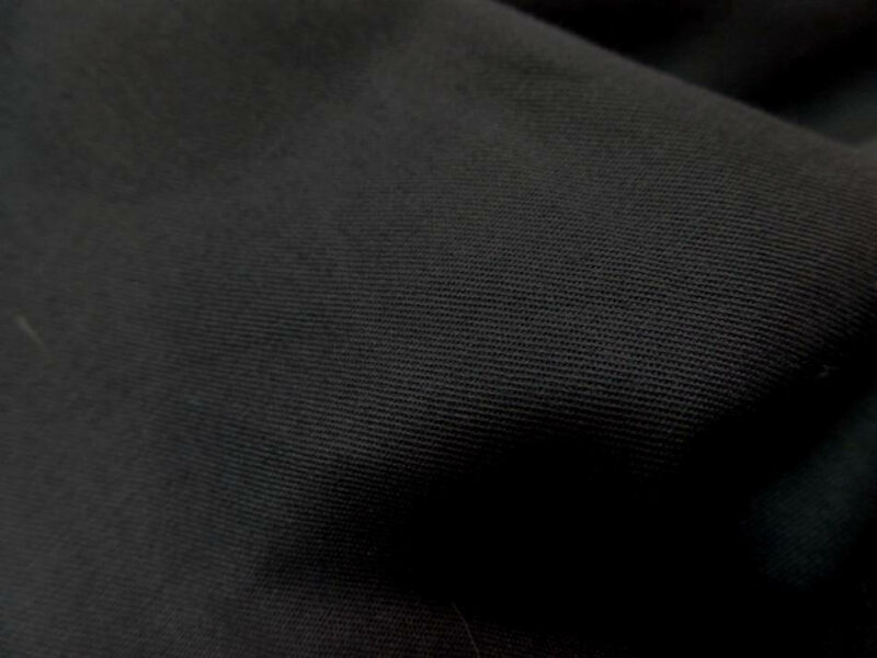 gabardine coton noire epaisse8 gabardine coton noire épaisse