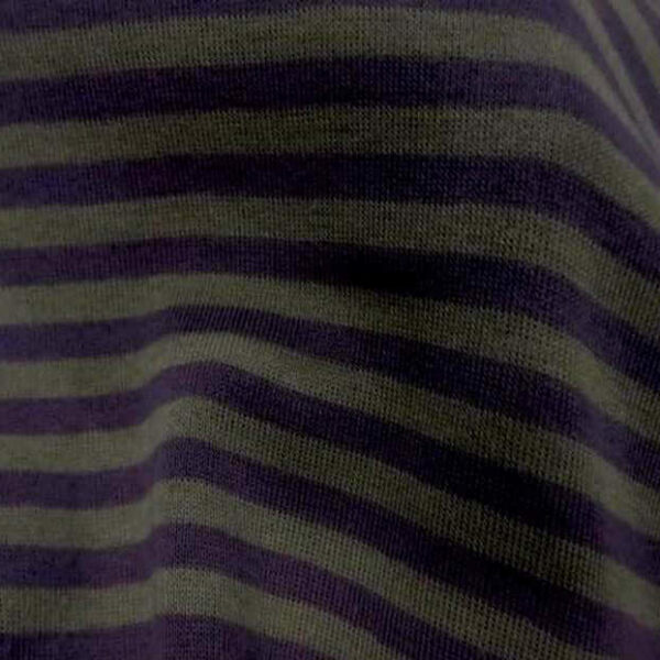 jersey coton rayé violet gris