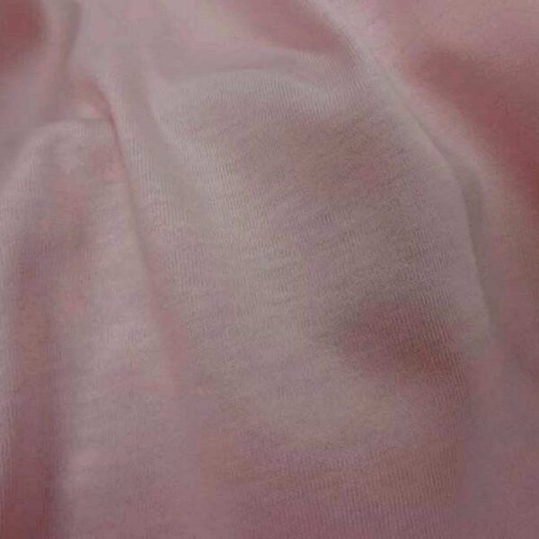 jersey coton rose clair