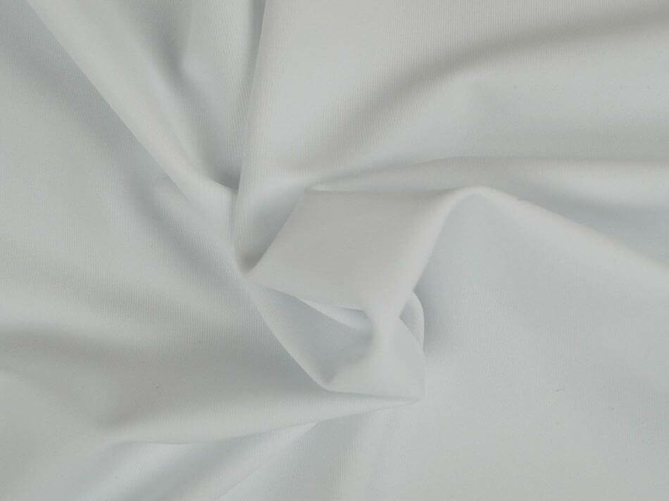belle qualité de lycra mat blanc