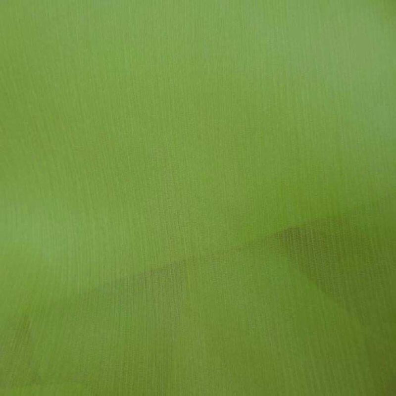 mousseline crepon ne en soie 100 vert anis 1.45m4 Mousseline crépon en soie vert anis