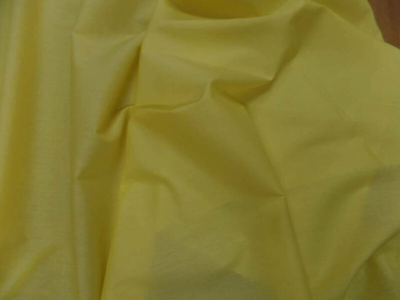 popeline coton jaune Popeline coton jaune clair