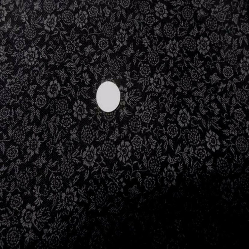 tissu a fine cotes noir imprime petite fleurs4 tissu a fine cotes noir imprimé petite fleurs 1m
