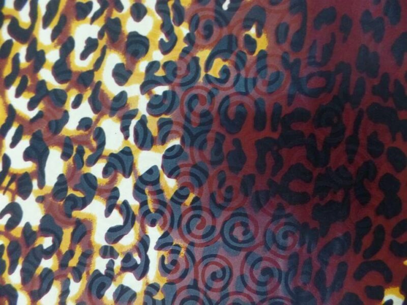 tissu coton wax motifs leopard8 1 Tissu coton Wax motifs léopard