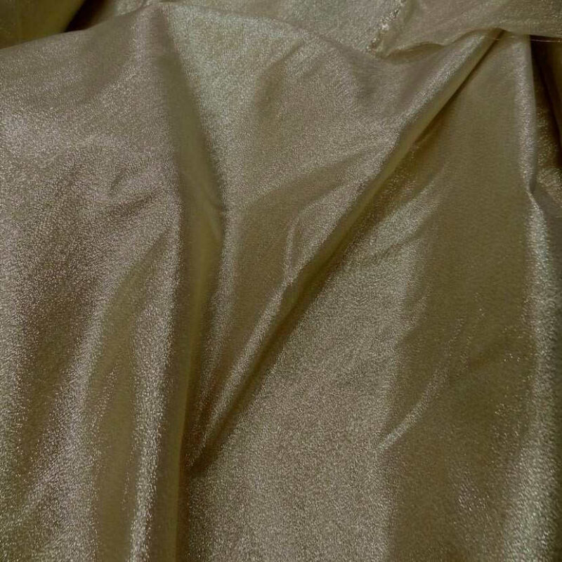 tissu lame dore en 1.45m de large 25m de tissu lamé doré