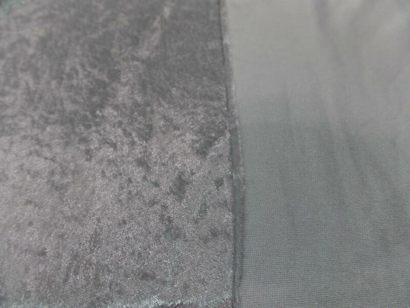 tissu panne de velours gris clair3 Tissu panne de velours gris clair