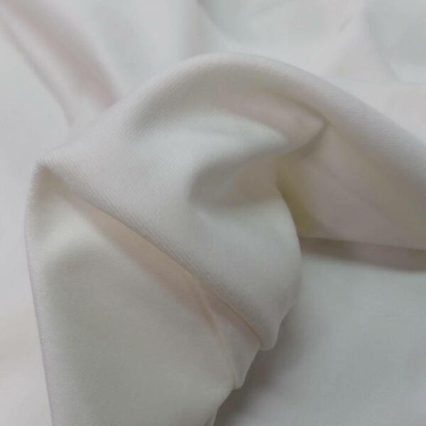 Tissu coton lisse aspect velours