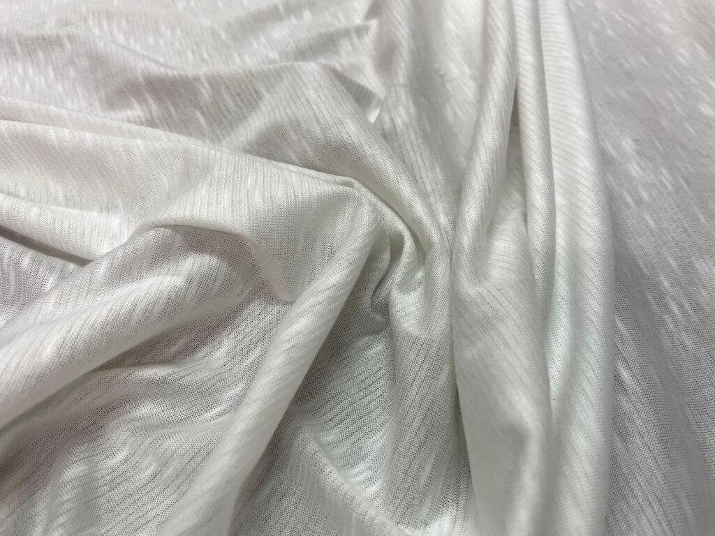 Jersey fin blanc cassé