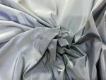 Taffetas Changeant Gris Reflets Bleus