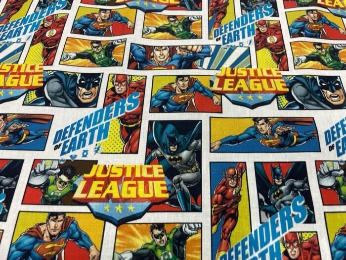 coton imprime DC Comics