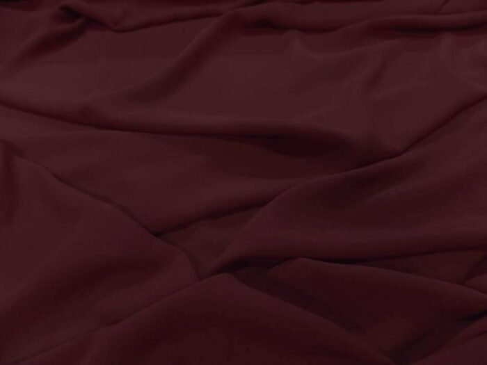 crepe de soie 100 bordeaux