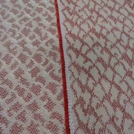 toile d ameublement beige rouge1