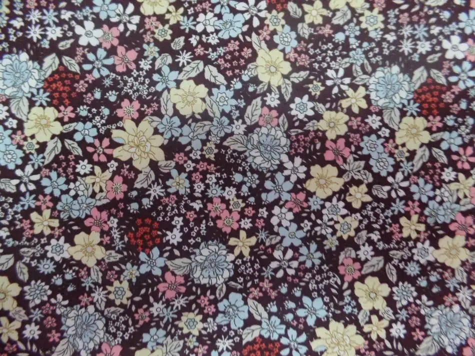 popeline marron liberty pour élargir manche