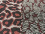 Velours Dévoré Motifs Léopard