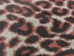 Velours Dévoré Motifs Léopard