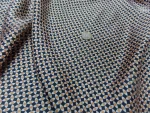 Coupon de satin polyester viscose imprimé