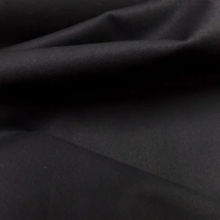 Tissu Gabardine Coton Lycra 1,50 m avec une Face Grattée