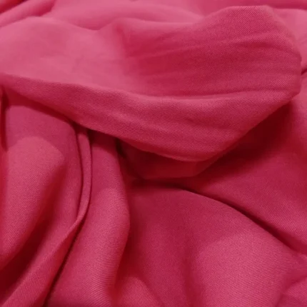 Viscose unie rose fuchsia – Tissu gabardine fluide