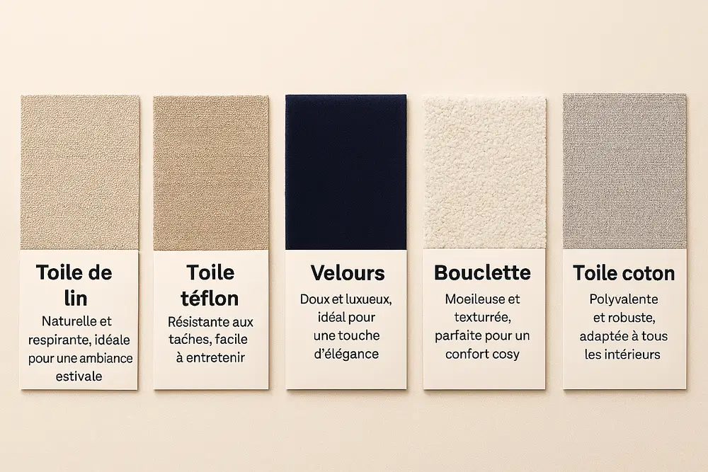 glossaire visuel des tissus d’ameublement 2026