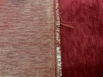 Velours double-face bordeaux et doré