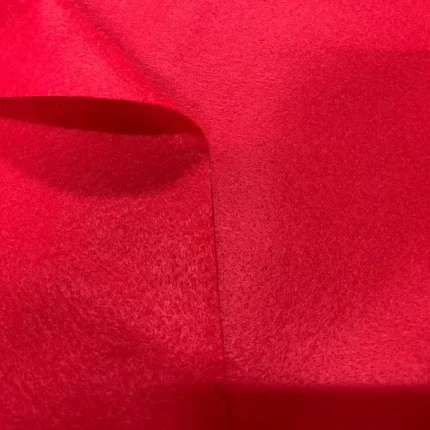Feutrine rouge en 0.90 m de large - 180 gr m²