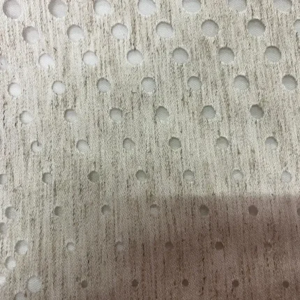 Voilage Dévoré ton lin naturel – Plombé – 3 m de L
