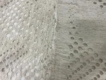 Voilage Dévoré ton lin naturel – Plombé – 3 m de L