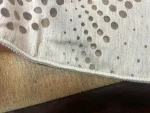 Voilage Dévoré ton lin naturel – Plombé – 3 m de L