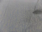 Coupon de coton damassé bleu et écru 1 m sur 1.45 m de large