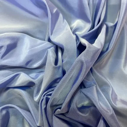 Taffetas Changeant bleu Reflets Gris