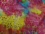 Coton Batik Tie & Dye – Motifs Floraux Répétitifs Double Face