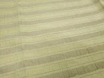 Coupon 1.10 m de Tissu à Rayures Naturelles Velours Plissé Doré