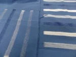 Coupon Ameublement Bleu à Rayures Marines