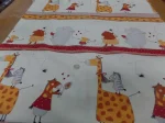 Coupon de Coton Imprimé Enfant – Animaux de la Jungle