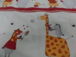 Coupon de Coton Imprimé Enfant – Animaux de la Jungle