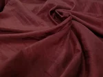 Coupon de Taffetas Froissé Permanent Bordeaux