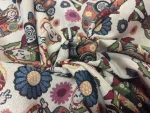 Gobelin Hippie Pop – Tissu d’Ameublement Rétro & Coloré