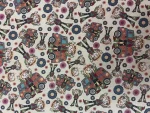 Gobelin Hippie Pop – Tissu d’Ameublement Rétro & Coloré