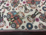 Gobelin Hippie Pop – Tissu d’Ameublement Rétro & Coloré