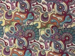 Gobelin psychédélique années 70