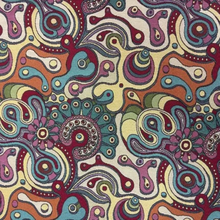 Gobelin psychédélique années 70