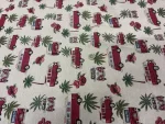 Tissu Gobelin Van Volkswagen Vintage