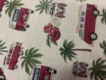 Tissu Gobelin Van Volkswagen Vintage