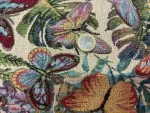 Tissu Gobelin Multicolore Motifs Papillons