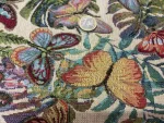 Tissu Gobelin Multicolore Motifs Papillons