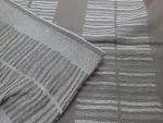 Tissu d’Ameublement Graphique Taupe & Moutarde